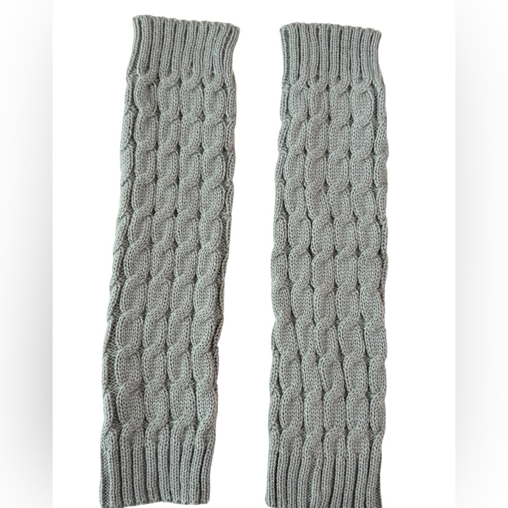 Light Gray Cable Knit Leg Warmers | Little & Young Girls | NWOT | Winter